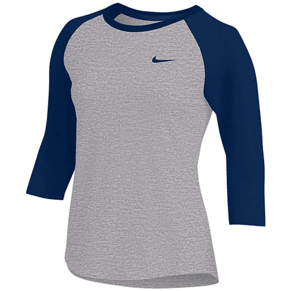 Nike Women's Dry 3/4 Sleeve Raglan Top