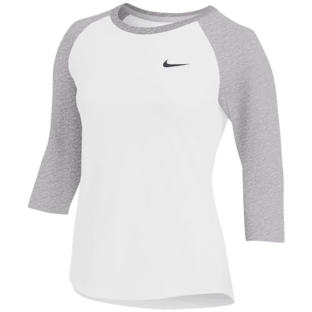 Nike Women's Dry 3/4 Sleeve Raglan Top