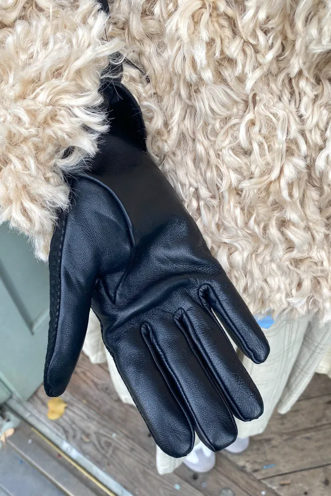 Numph Carolyn Caviar Gloves