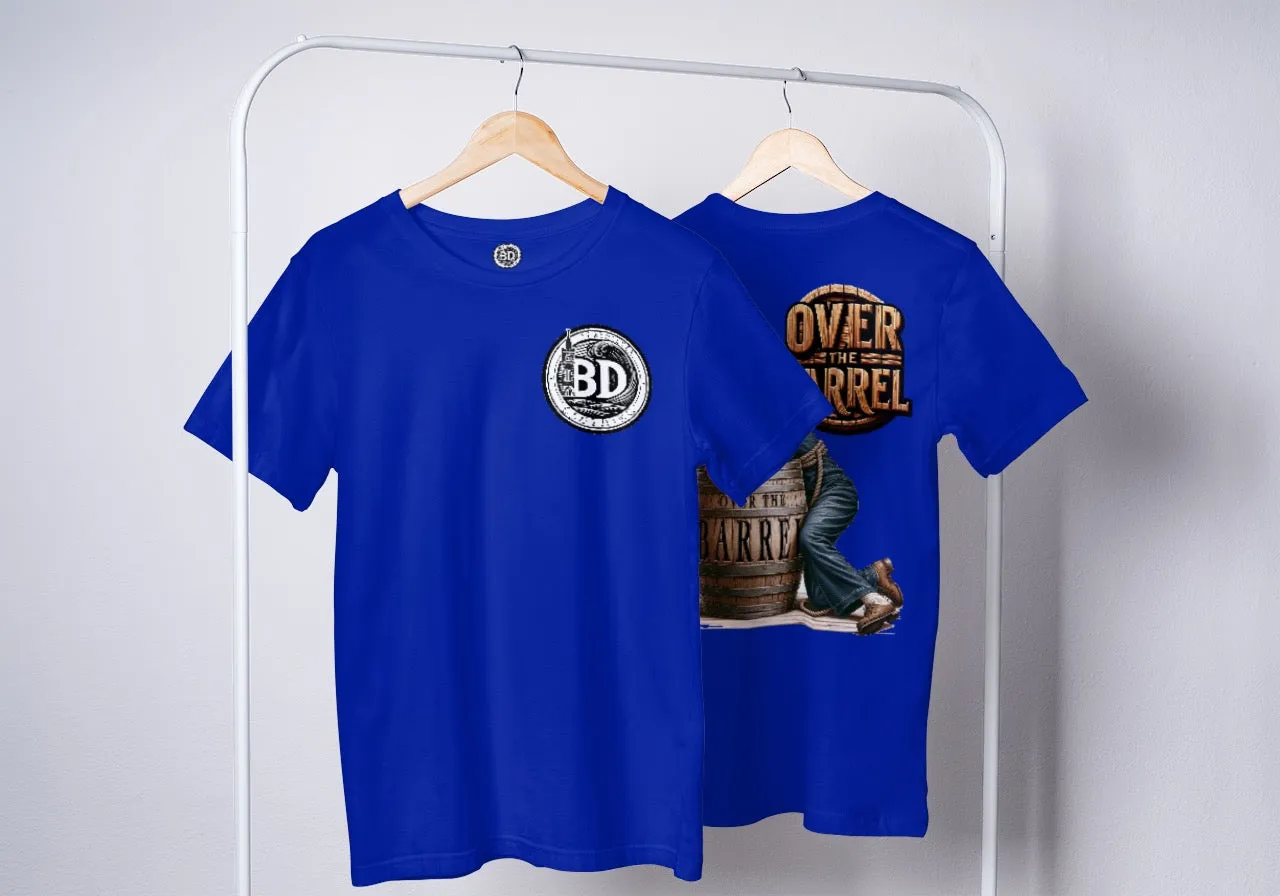 'Over the Barrel' Jack Speak T-Shirt | Humorous Sailor Design Apparel By BD Clothing