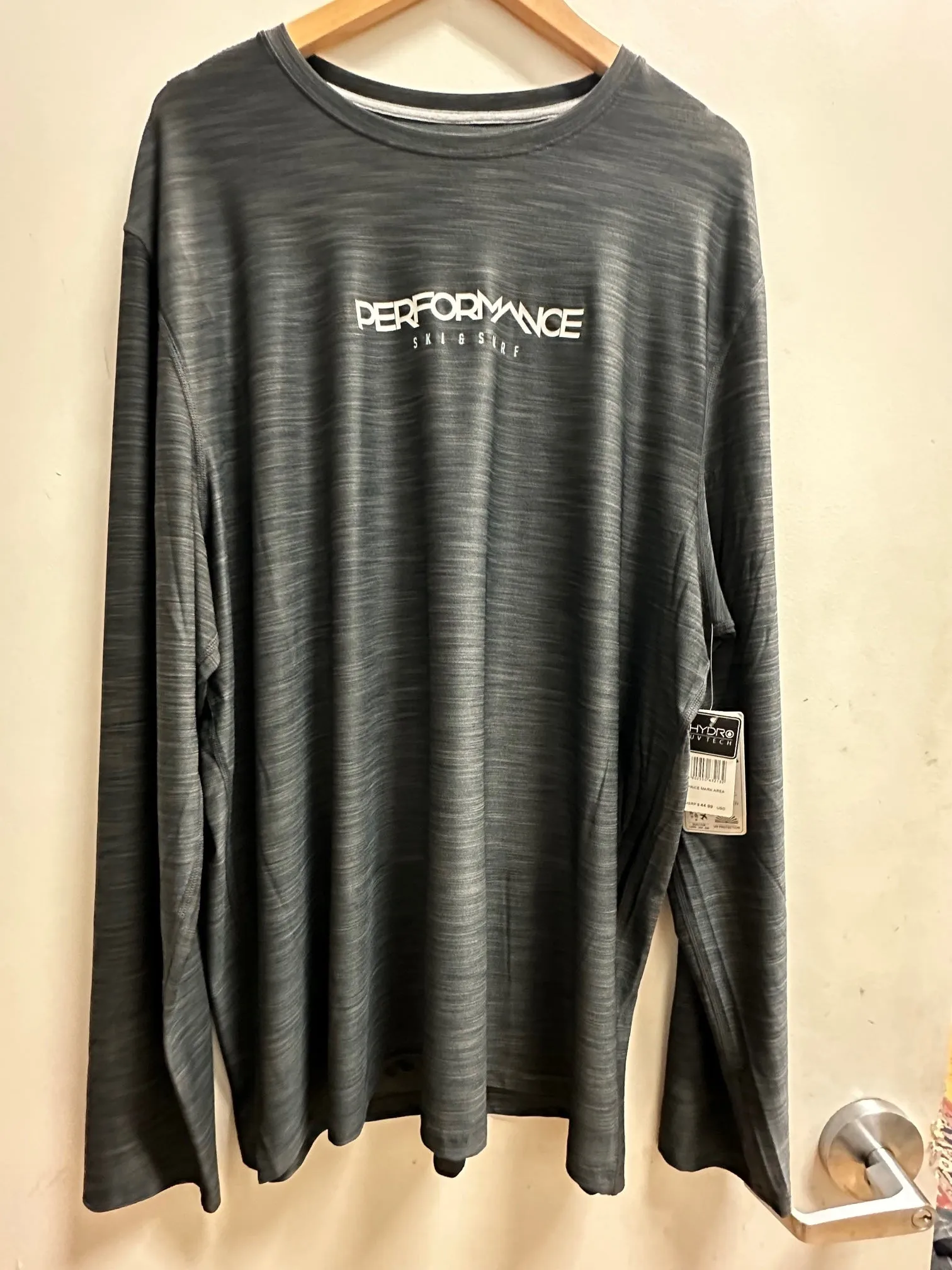 Performance Sessions Long Sleeve Rash Shirt- Chrome