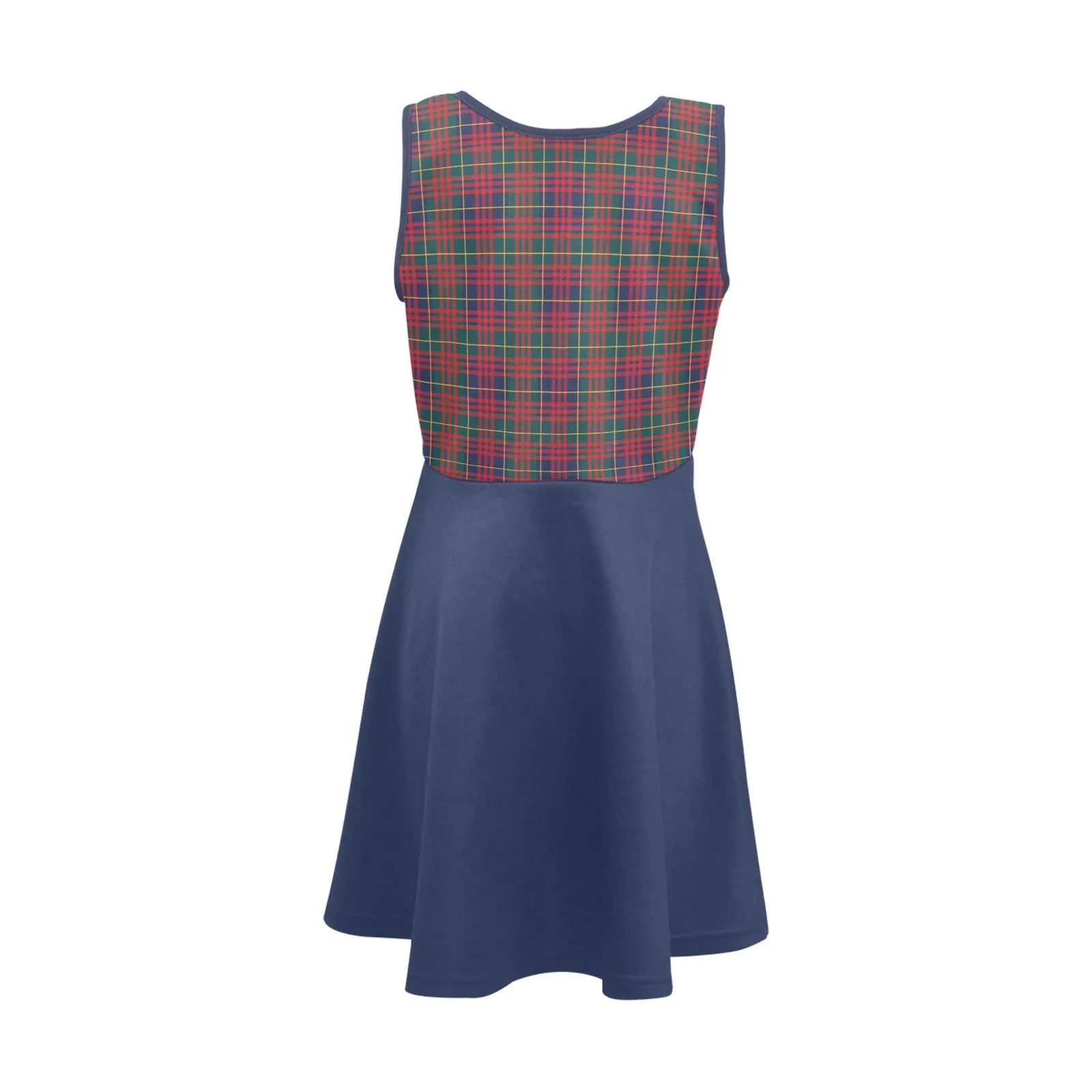 Plaid Girls' Sleeveless Character Sundress