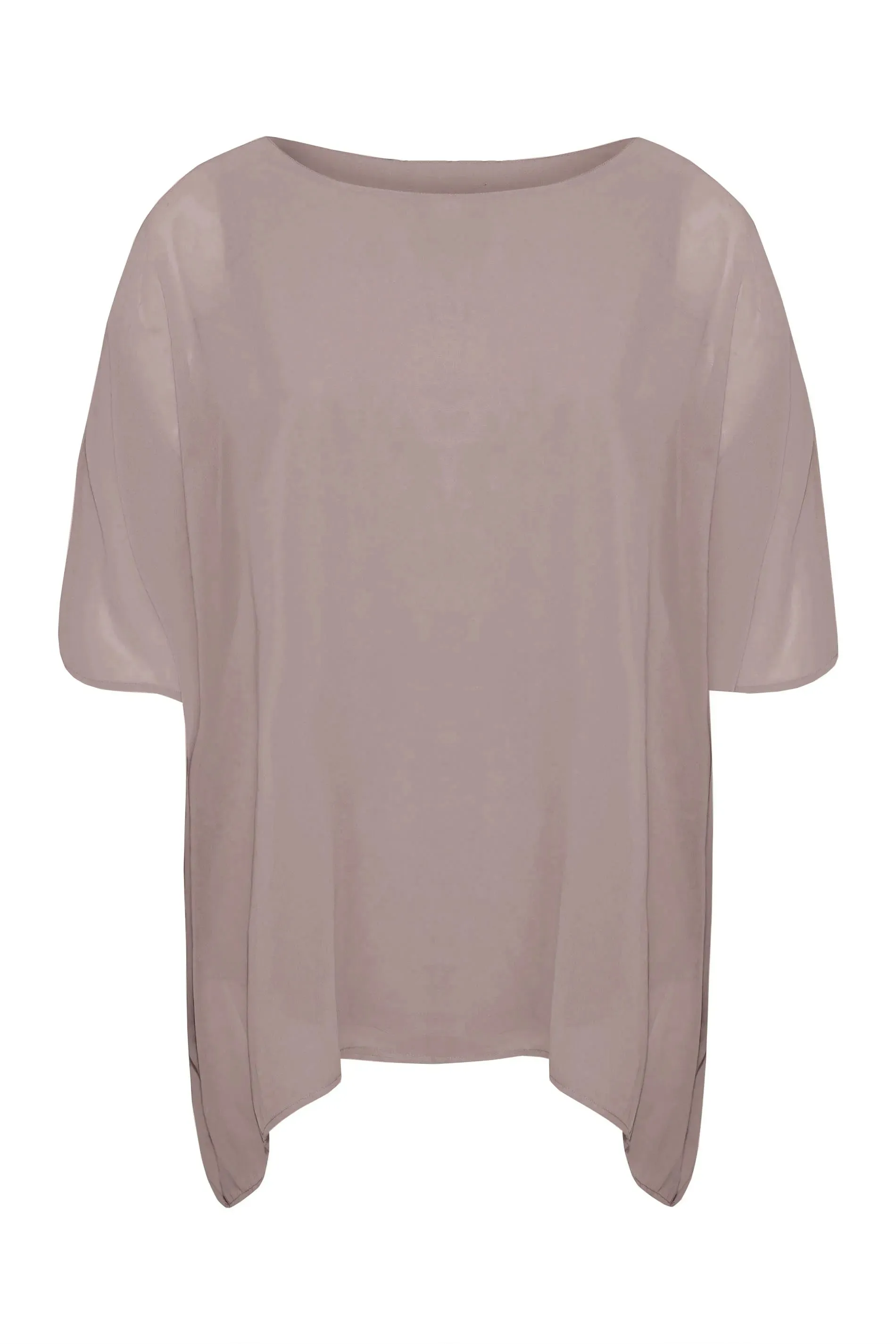 Plus Size Elegant Summer Cape Blouse Women.