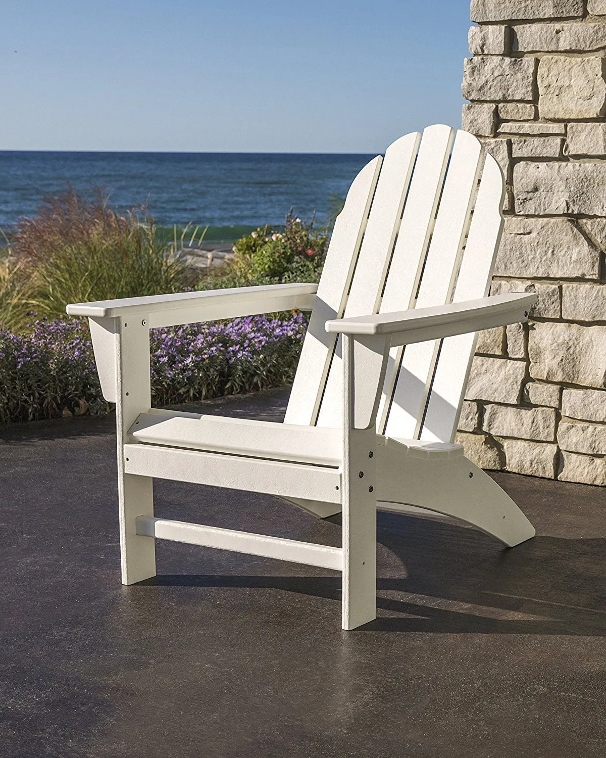 POLYWOOD Vineyard Adirondack Chair (Pacific Blue)