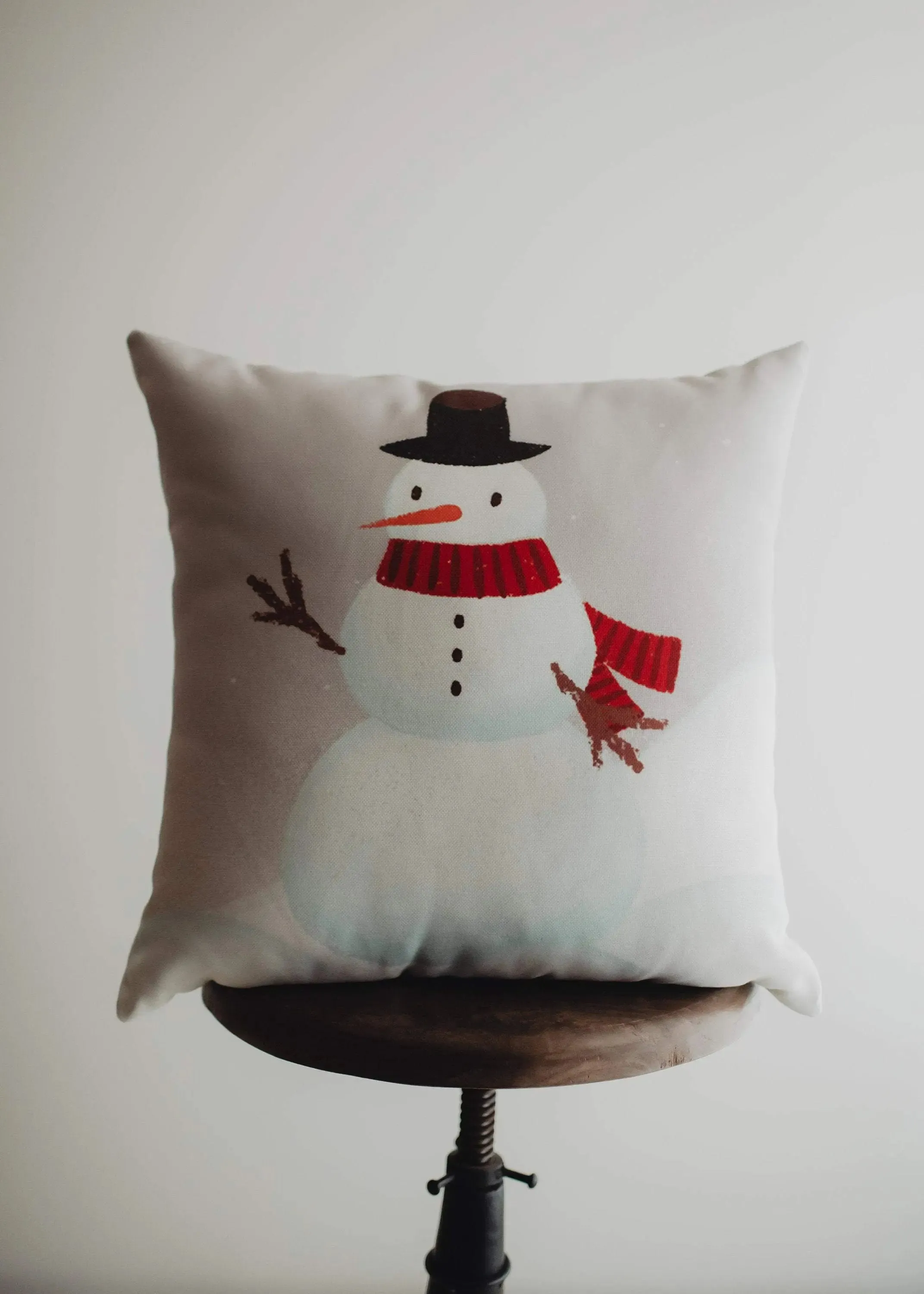 Primitive Snowman Throw Pillow Cover | Primitive Christmas Decor | Bedroom Decor | Christmas Gift | Best Friend Christmas Gift | Room Decor