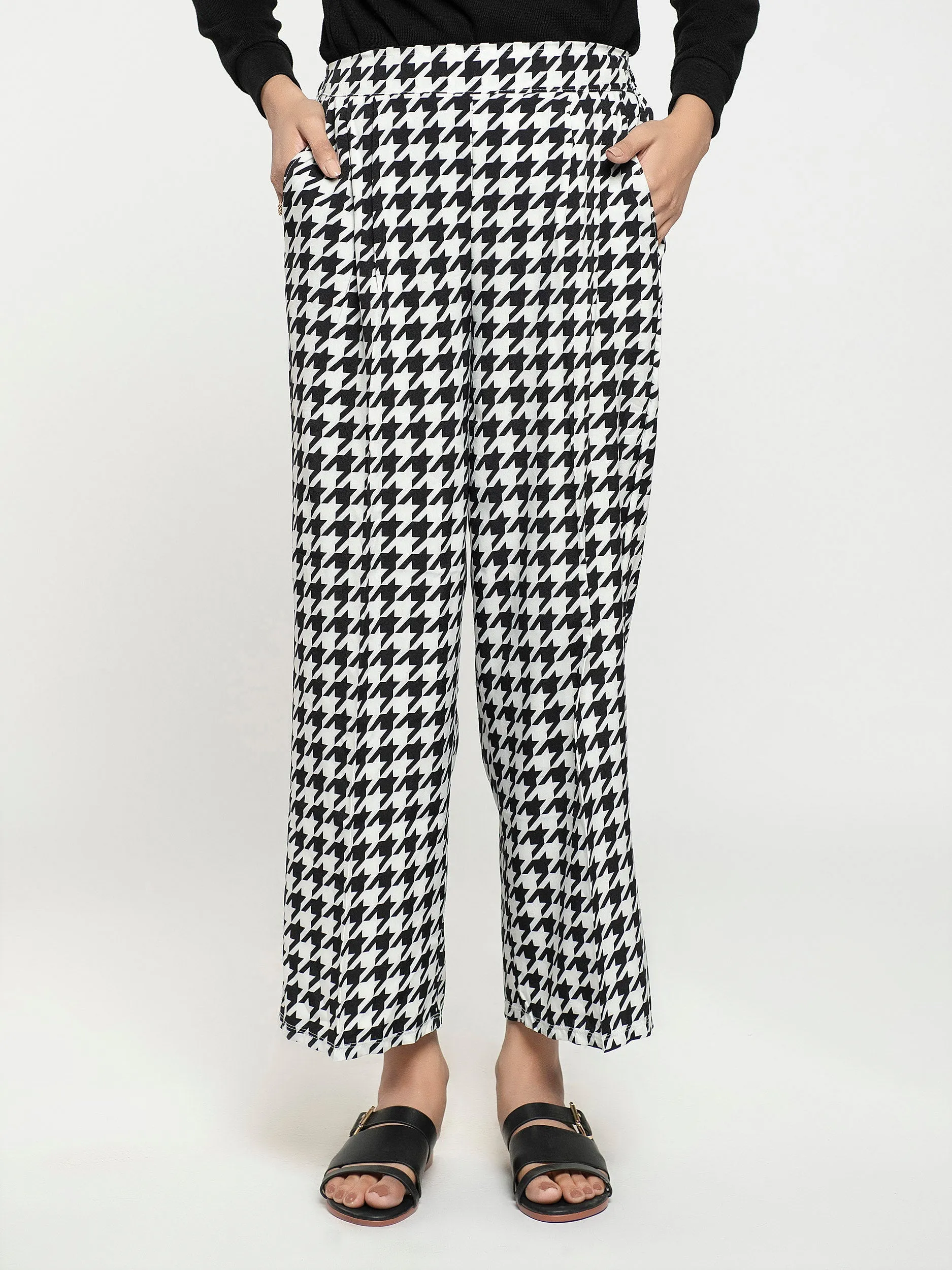 Printed Flared Pant