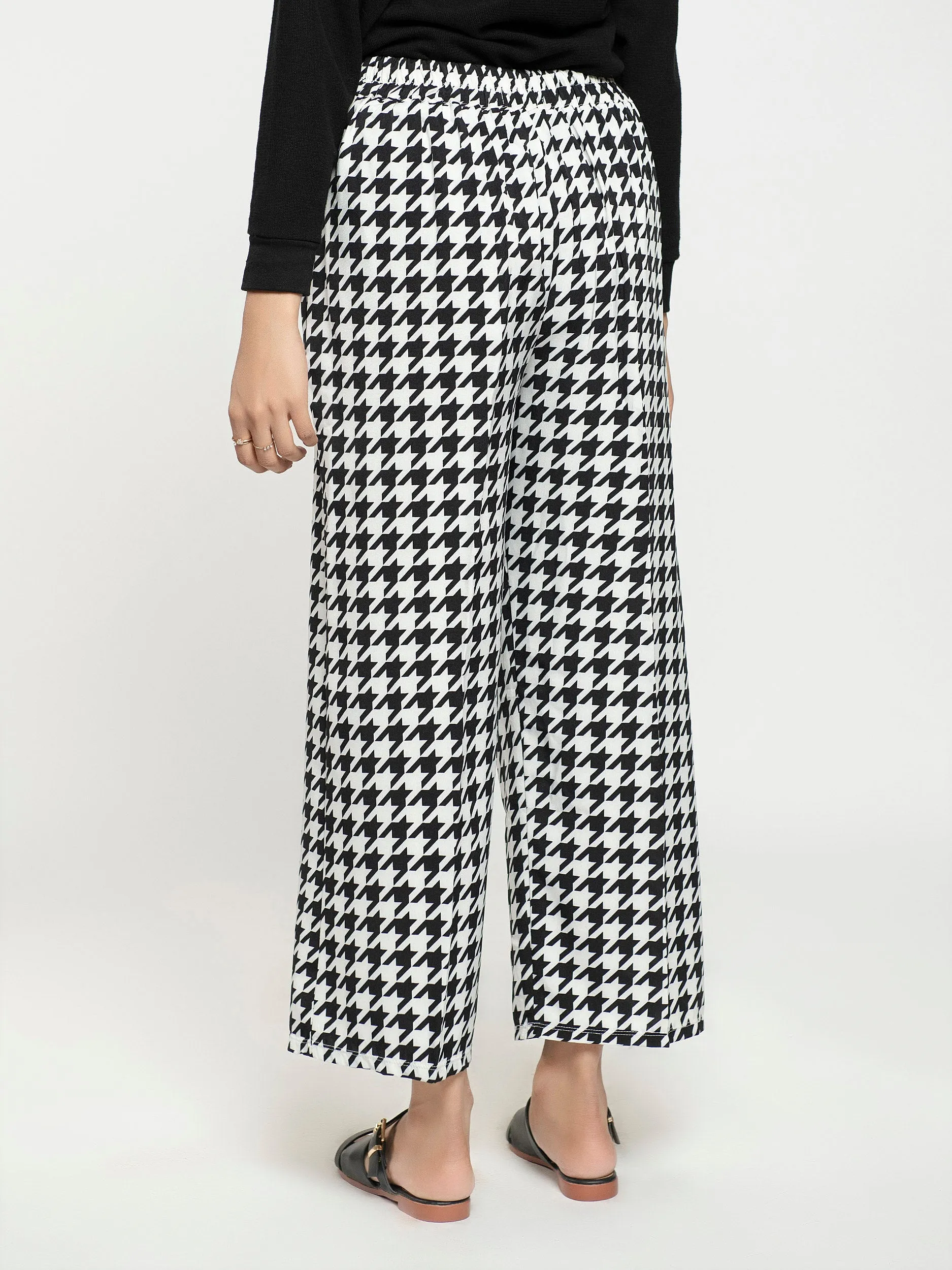 Printed Flared Pant