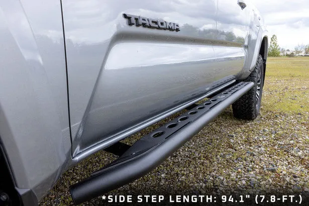 Raid Heavy Duty Side Steps Suited For 2016-2023 Toyota Tacoma (Double Cab with Long Bed)