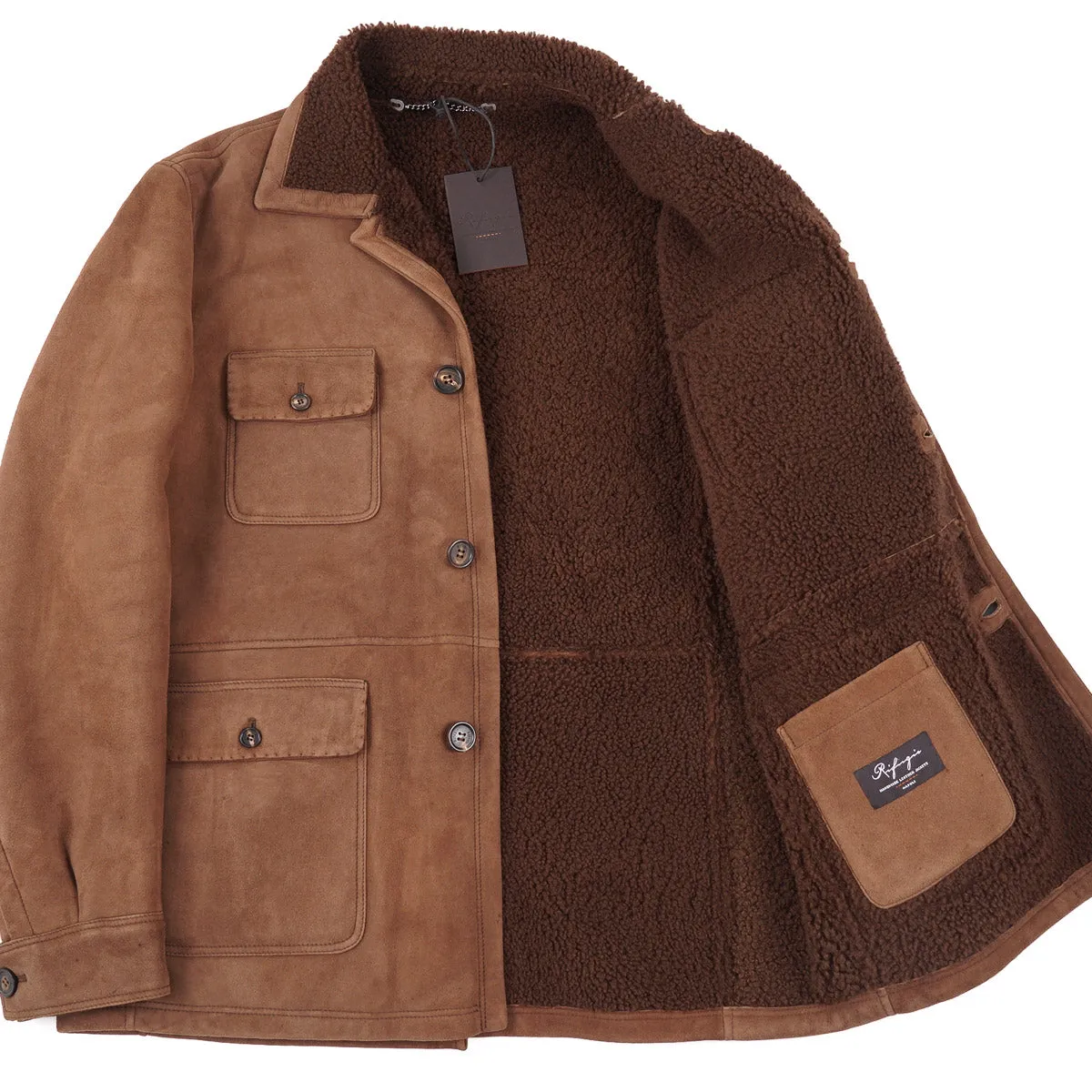 Rifugio Shearling Leather Field Jacket