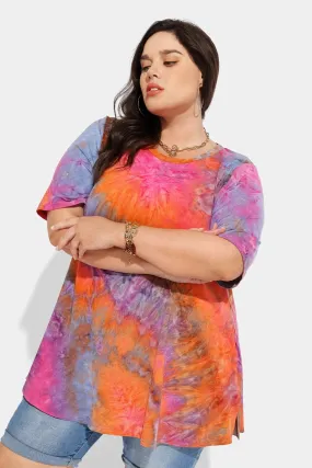 Ritera Resort Outfit Tie Dye Tunic T-Shirt