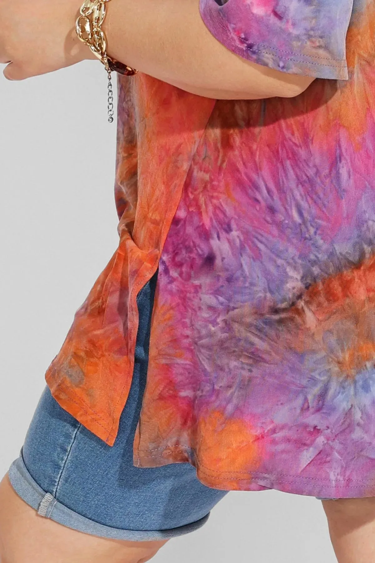 Ritera Resort Outfit Tie Dye Tunic T-Shirt