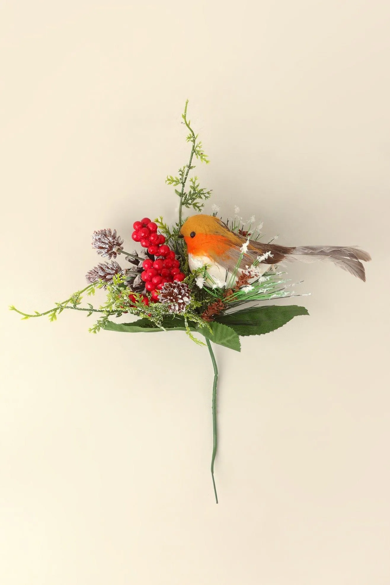 Robin on a Branch Ornament