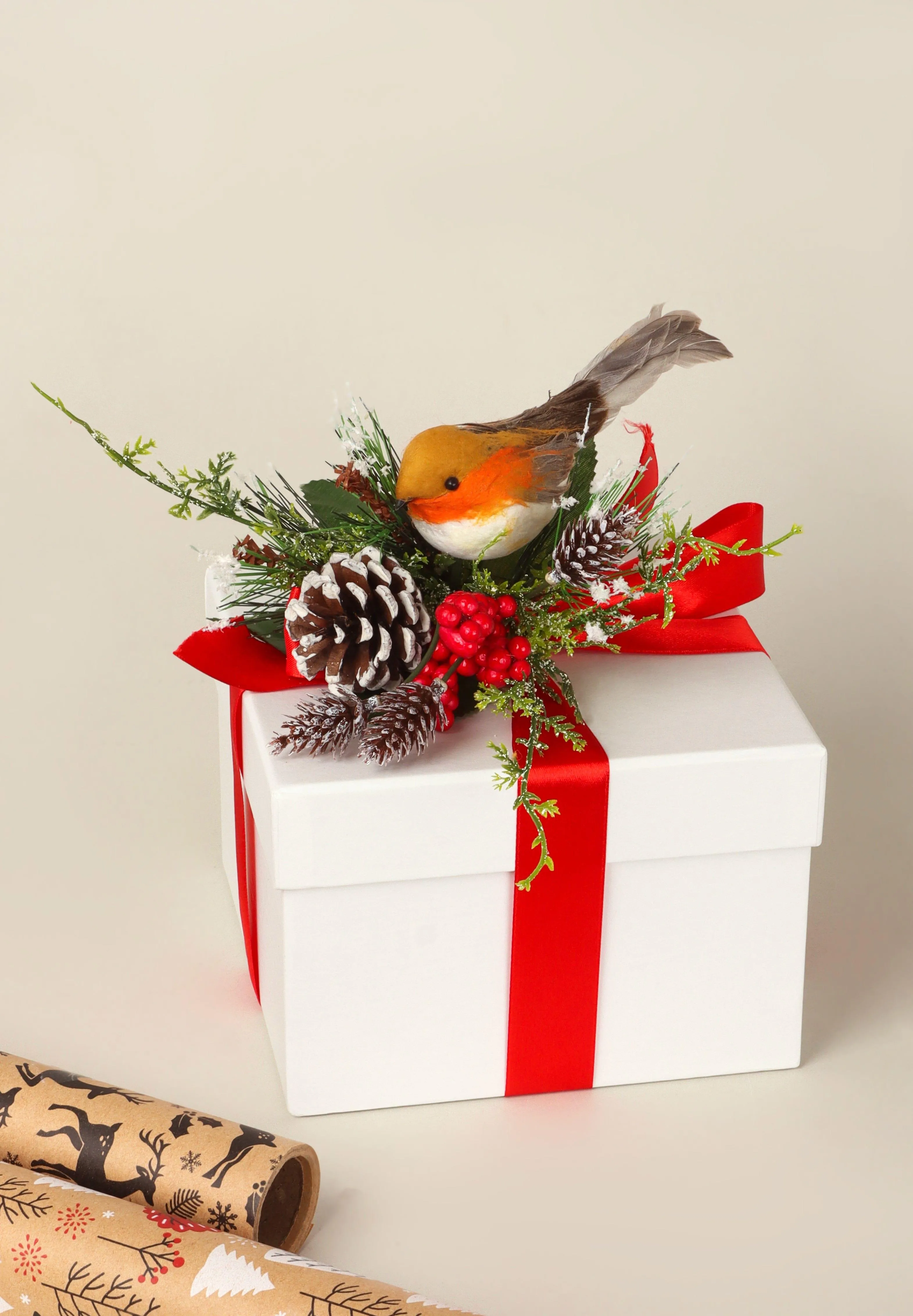 Robin on a Branch Ornament