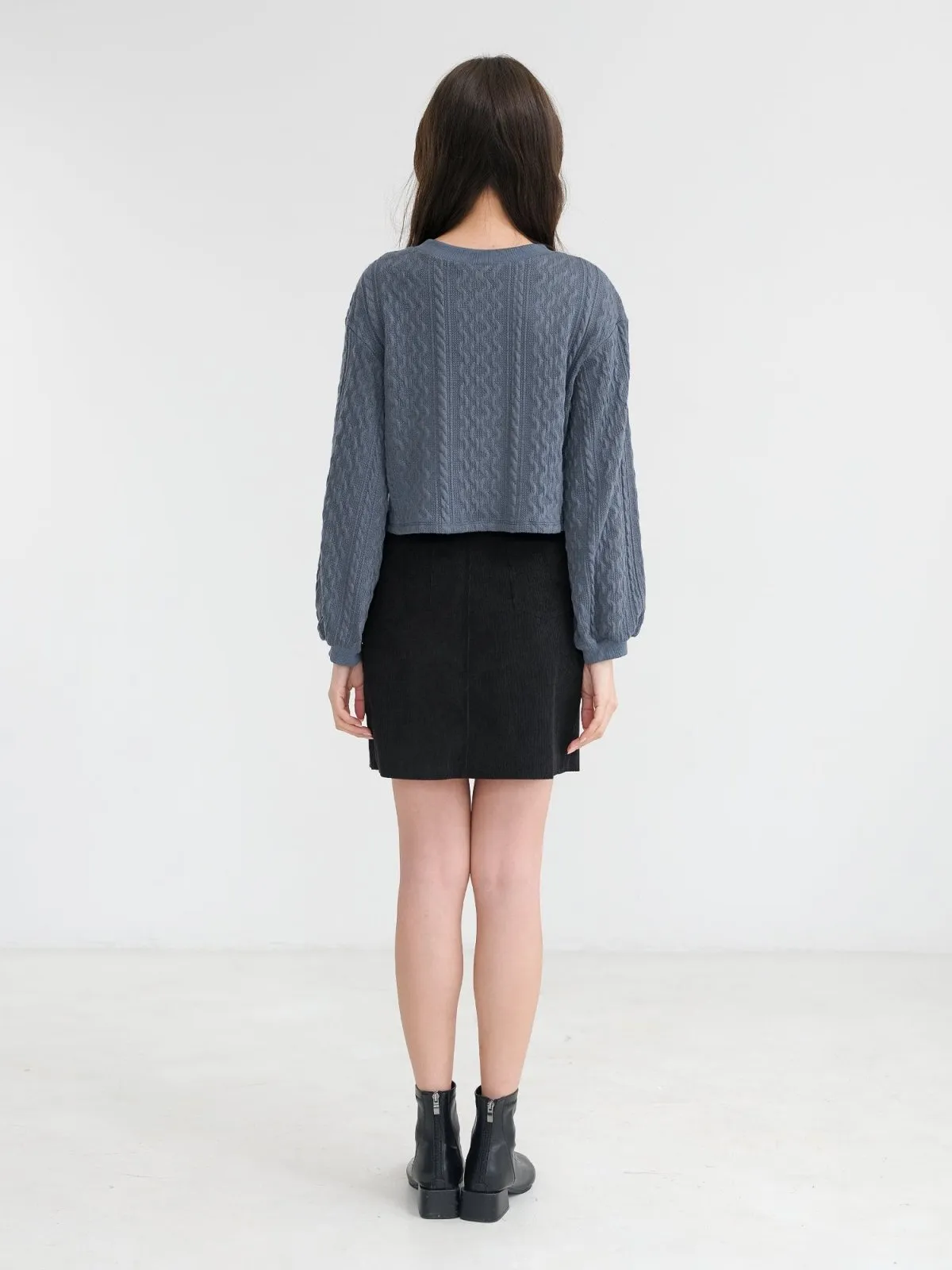 Royal Cable Knit Top