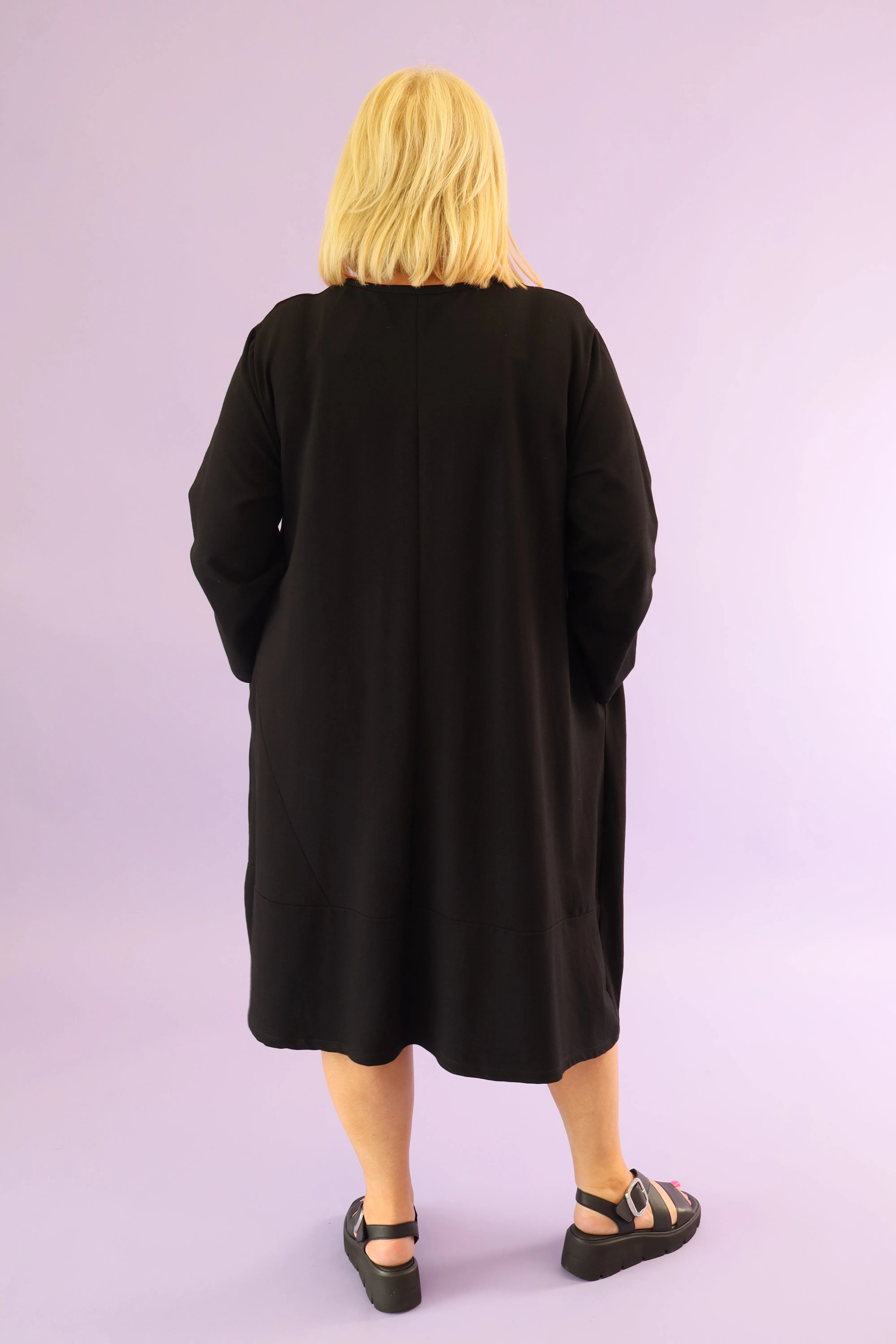 Rue Cotton Dress in Black