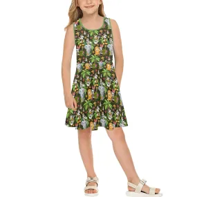 Safari Girls' Sleeveless Sundress