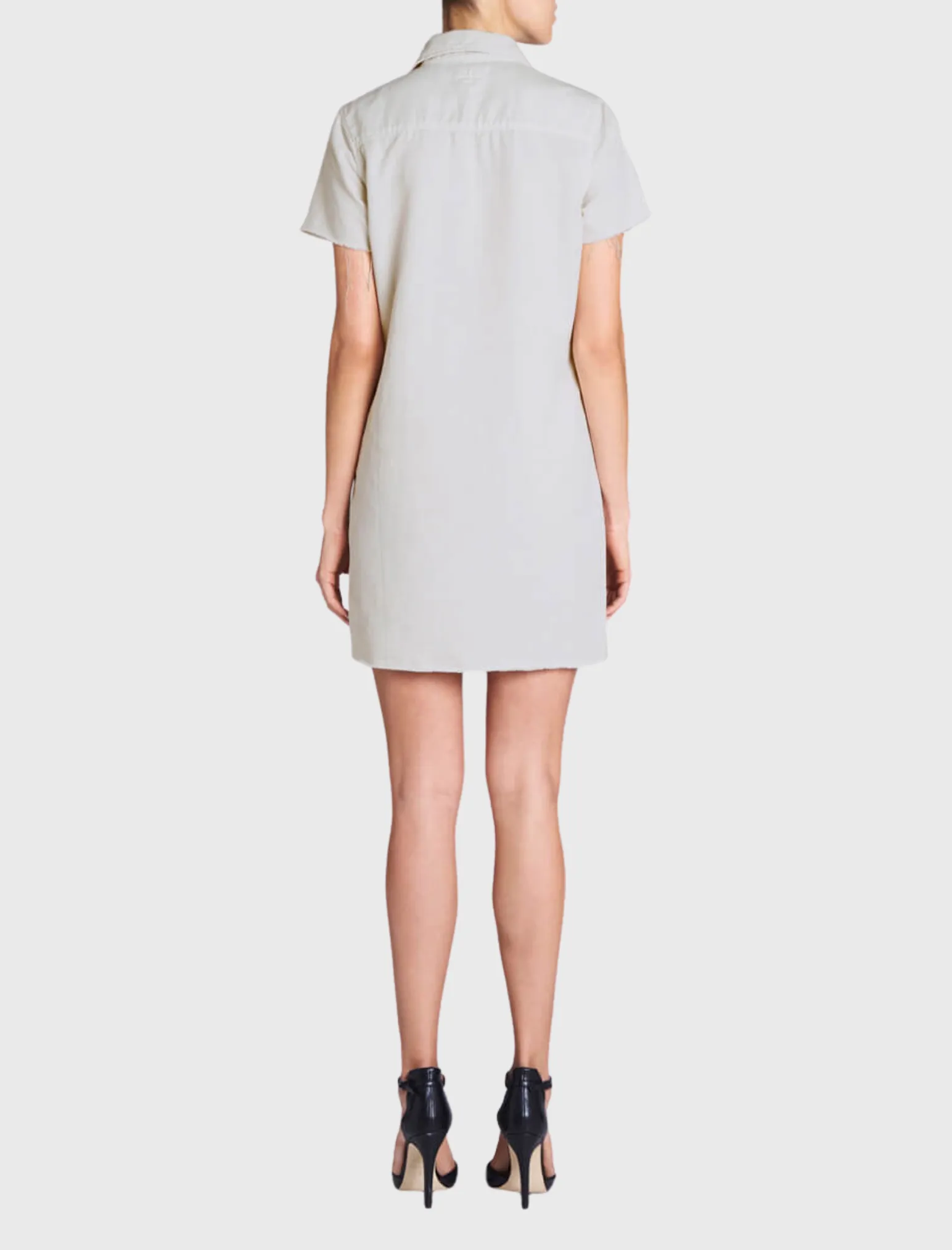 Short Sleeve Frenchie Fray Dress