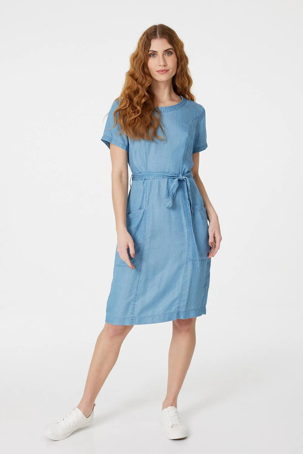 Short Sleeve Shift Dress