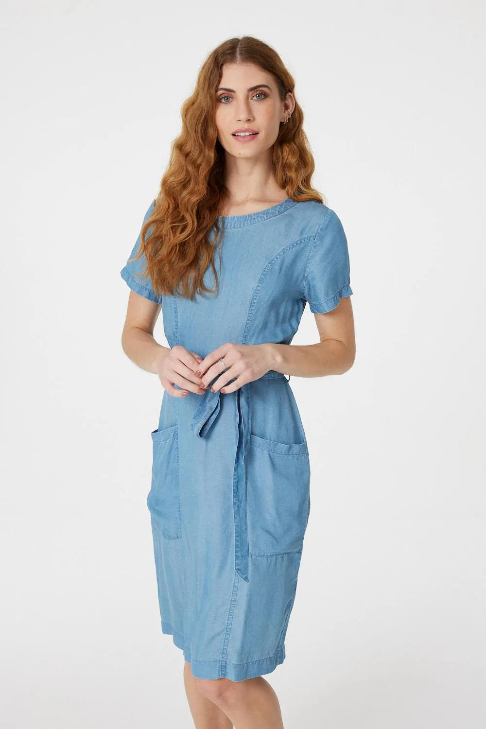 Short Sleeve Shift Dress