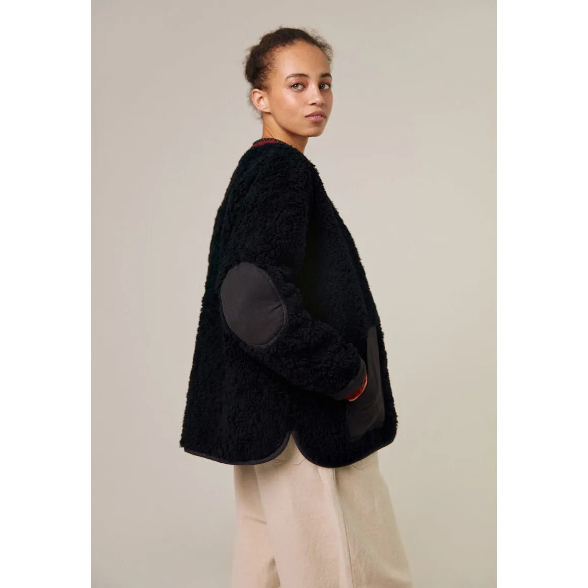 Sideline - Arc reversible coat - Black shearling