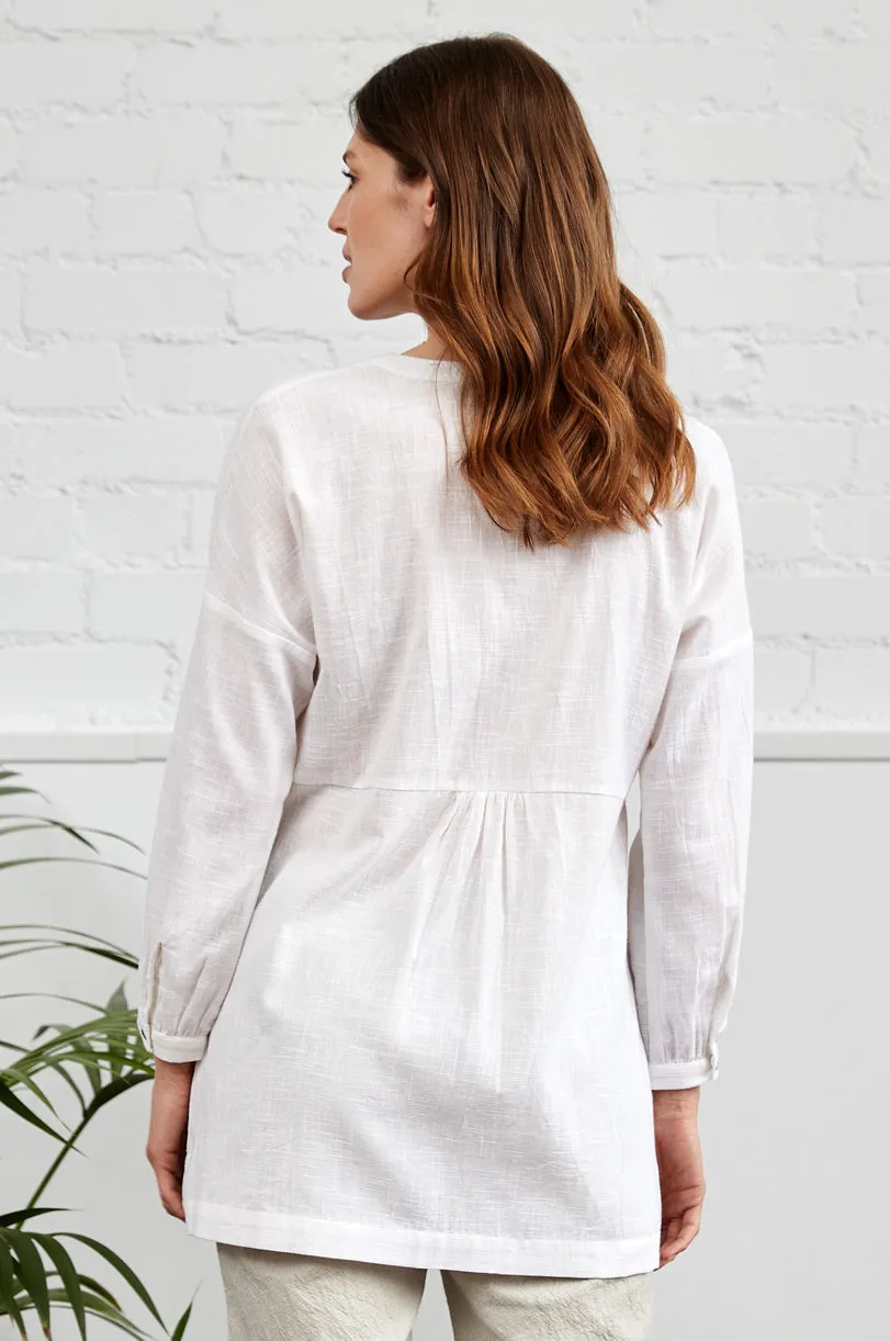 Slub Tunic Shirt