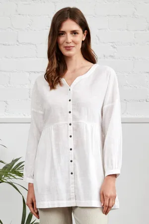 Slub Tunic Shirt