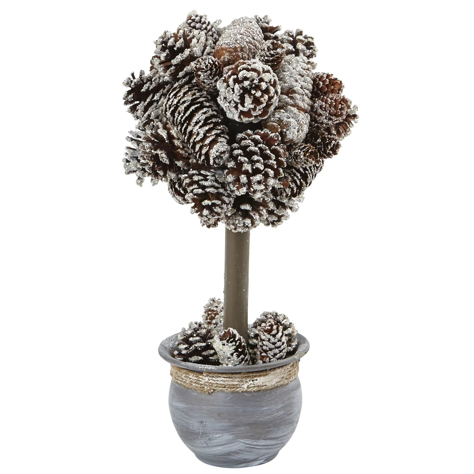 Snowy Pinecone Top