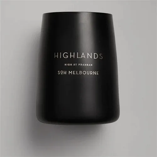 SoH Black Matte Candle 350g - Highlands