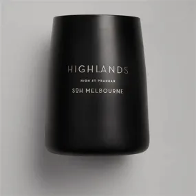 SoH Black Matte Candle 350g - Highlands