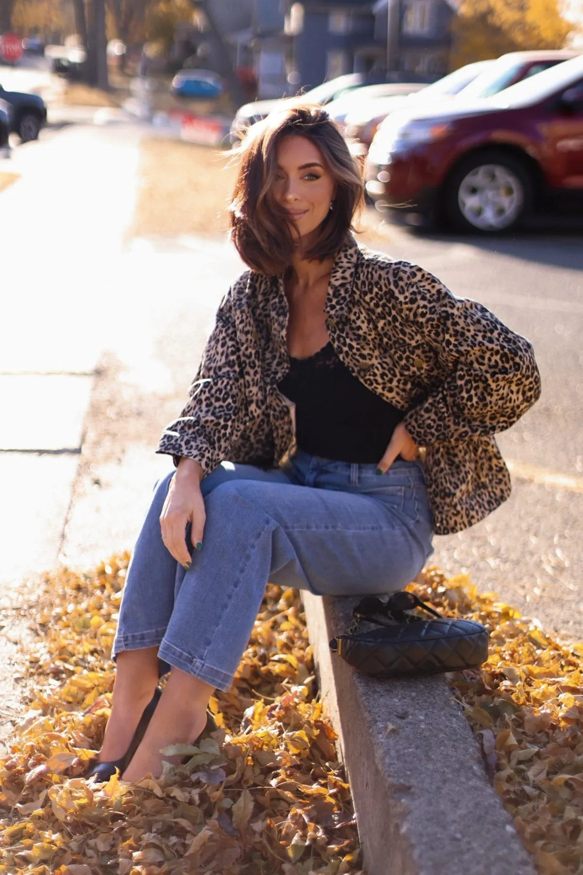 Taupe Leopard Print Oversized Jacket - FINAL SALE