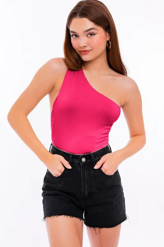 TEEK - One Shoulder Smooth Bodysuit