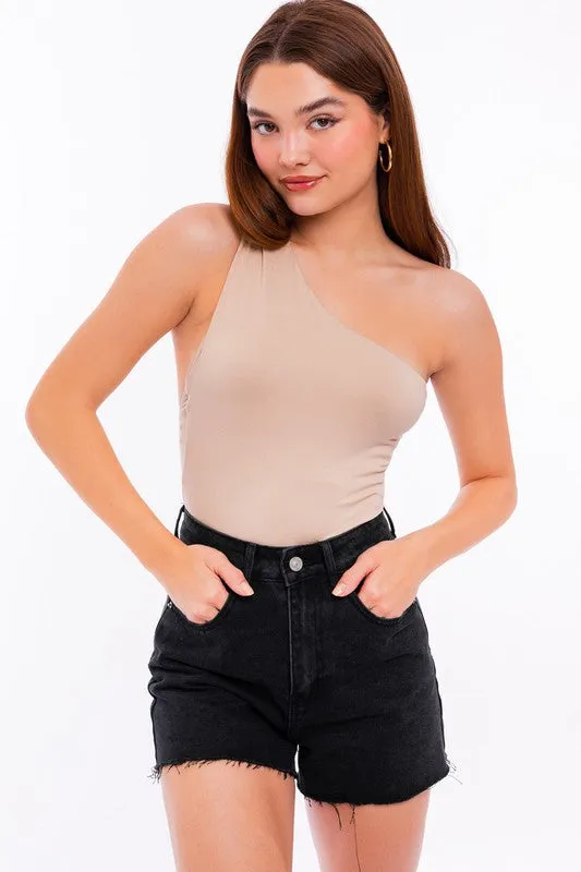 TEEK - One Shoulder Smooth Bodysuit