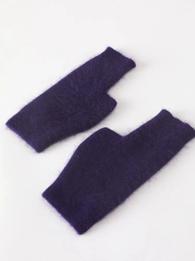 TEEK - Soft Fuzz Fingerless Gloves