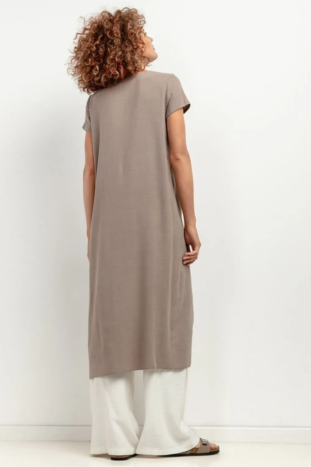 TEEK - Split Long Soid Shift Tunic