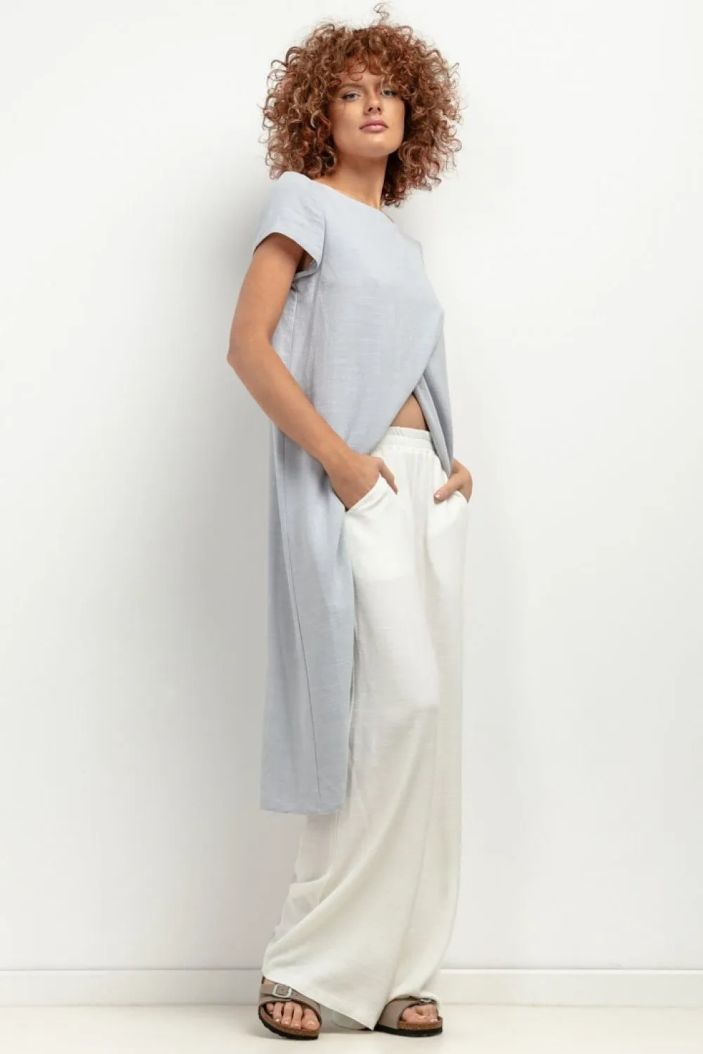 TEEK - Split Long Soid Shift Tunic