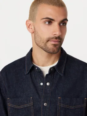 The Kent Denim Shirt in Navy