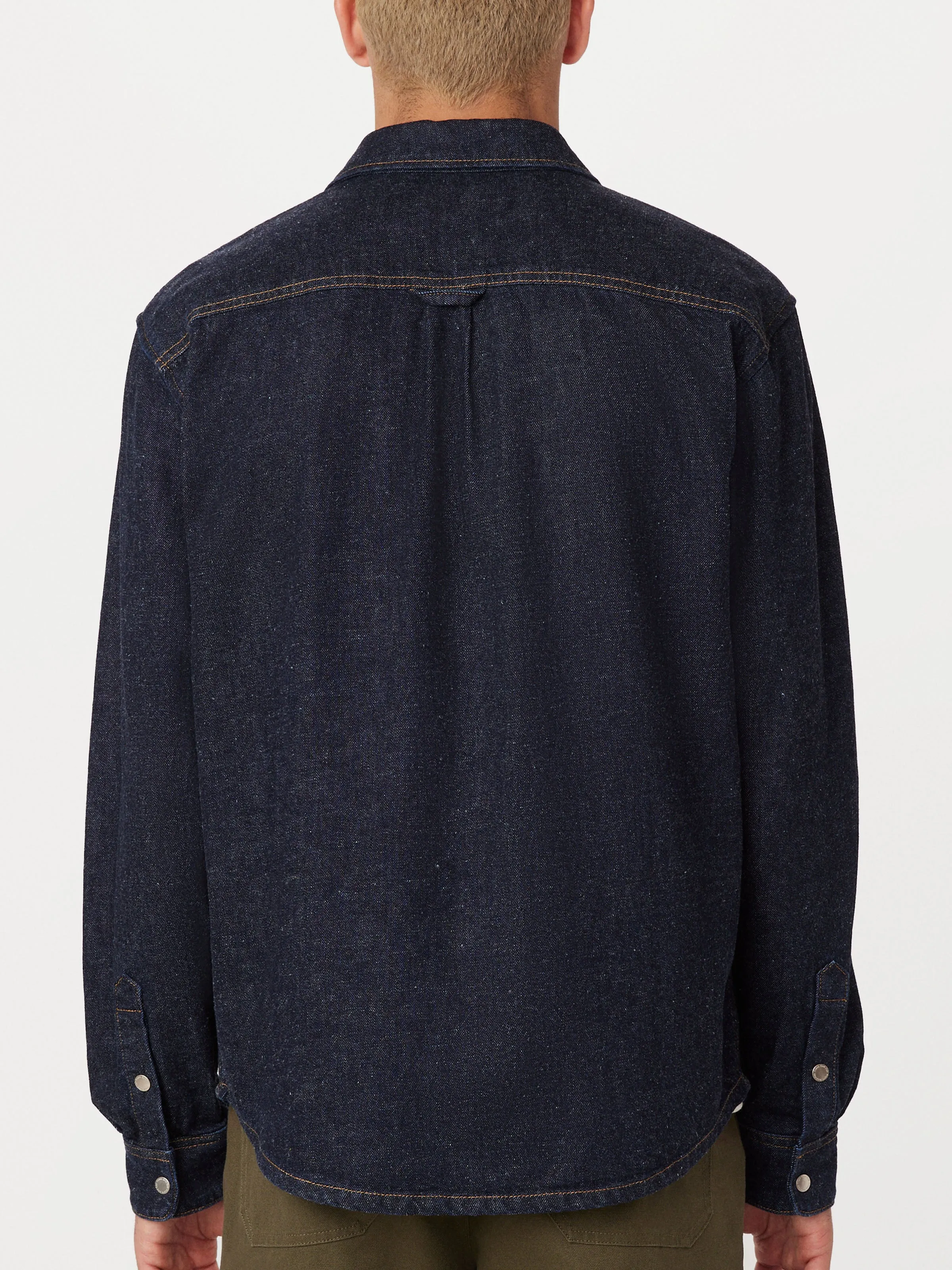 The Kent Denim Shirt in Navy