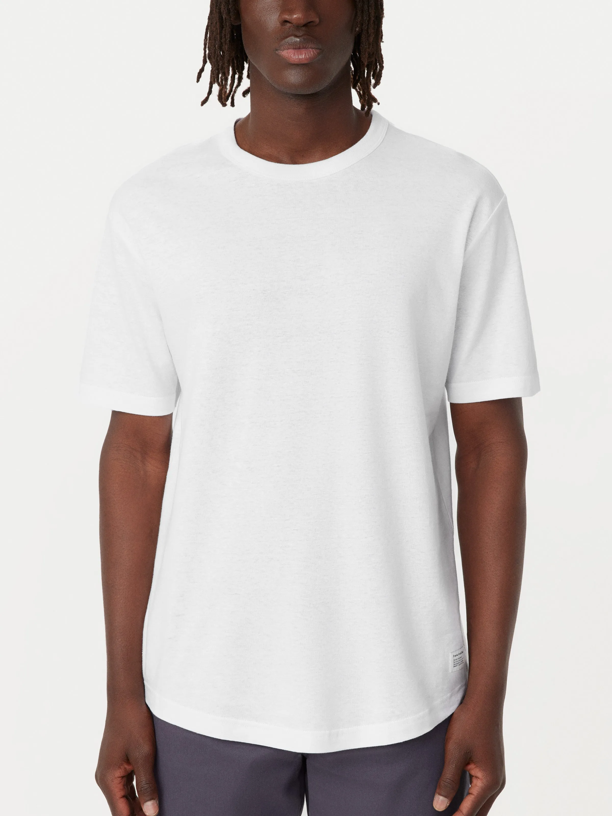 The Relaxed Hemp T-Shirt in Bright White