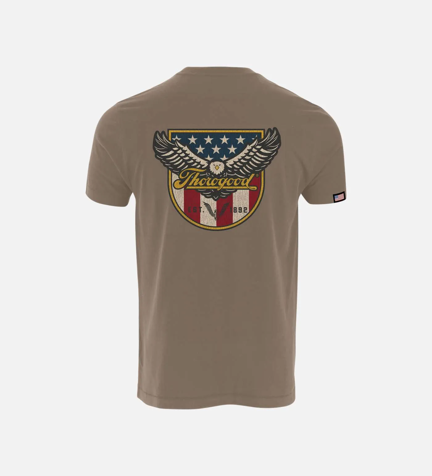 Thorogood USA Made Eagle Shield Short Sleeve Pocket T-Shirt