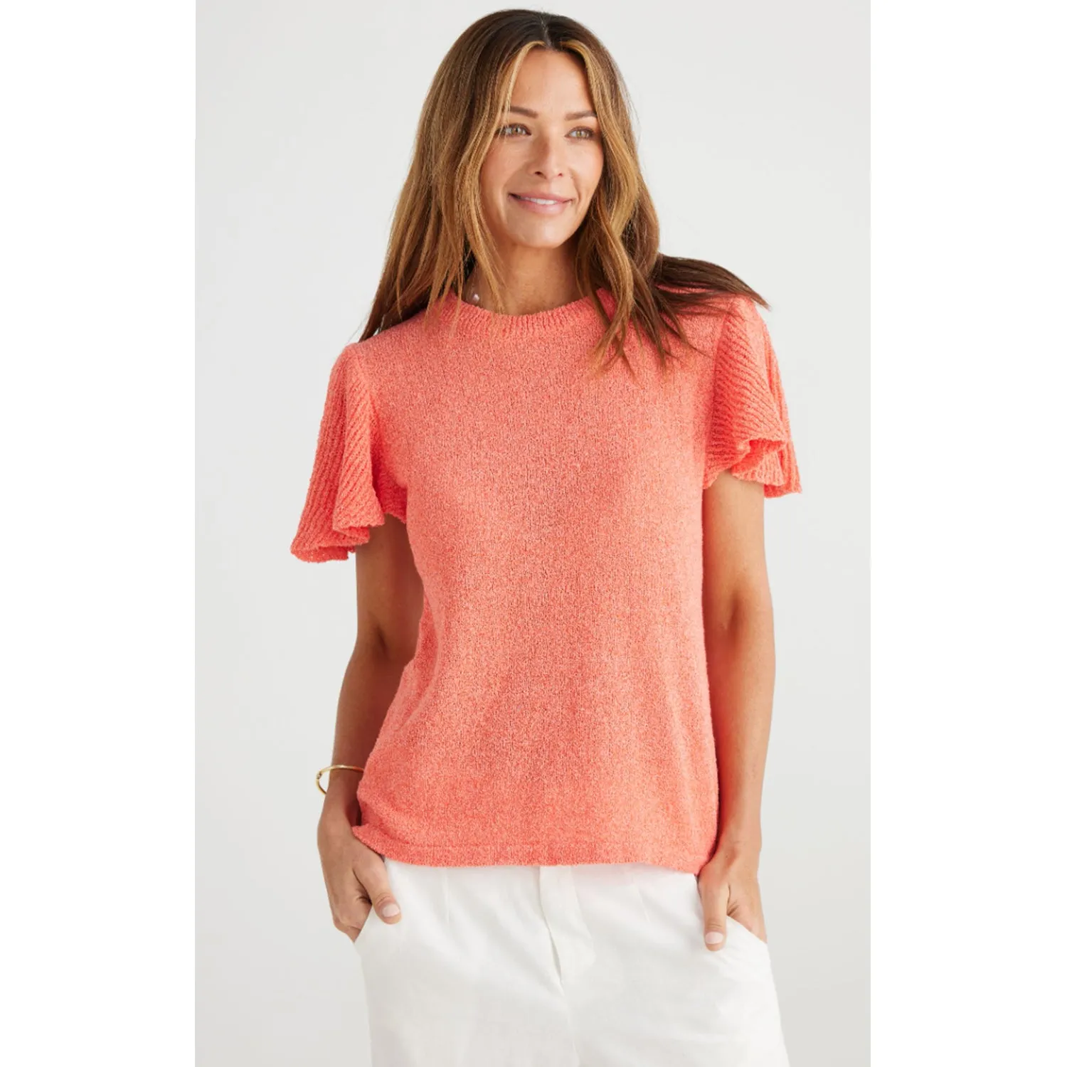 Top Manderly Knit - Manderin Marle