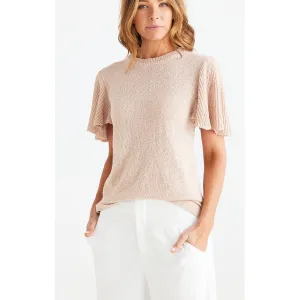 Top Manderly Knit - Oat Marle