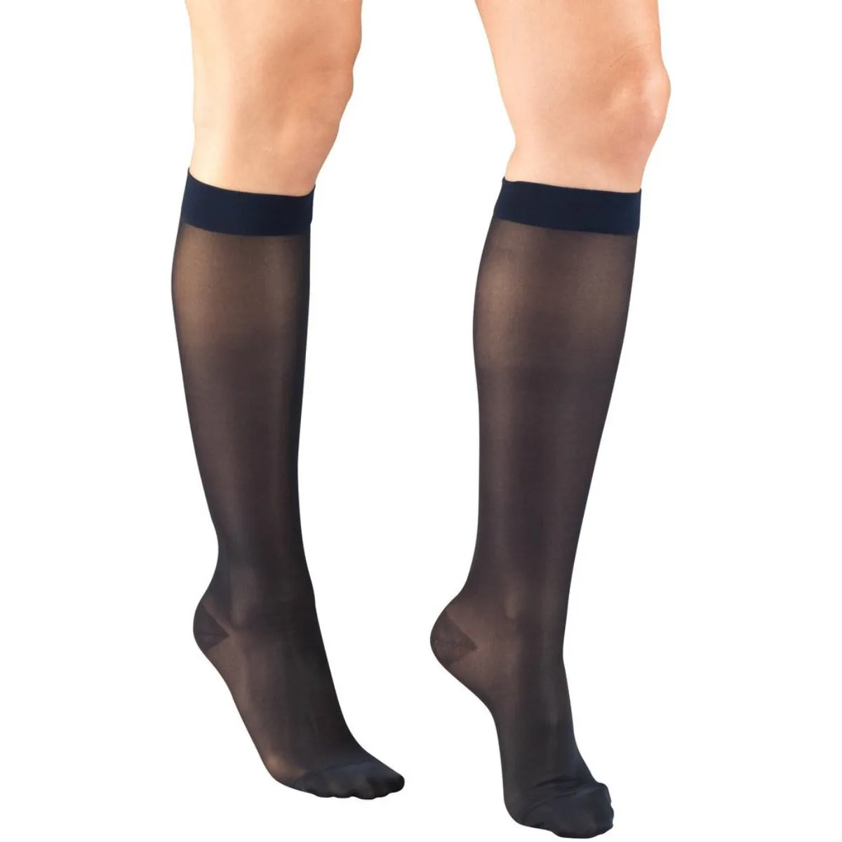 TRUFORM Women's LITES Knee High Support Stockings 15-20 mmHg