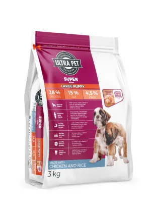 Ultra Dog Superwoof Chicken and Rice Large Puppy Food (select size for price)