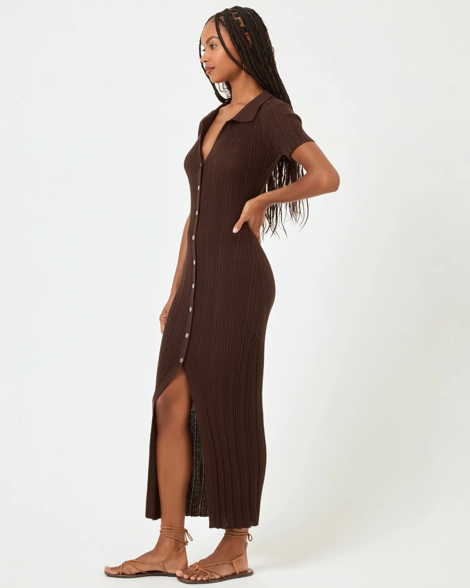 Undertow Dress - Espresso Bean