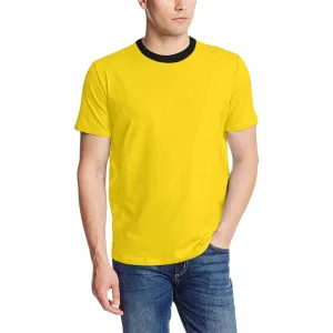 Uniquely You Mens T-Shirt /  Gold Yellow     - Short Sleeve Casual Shirt