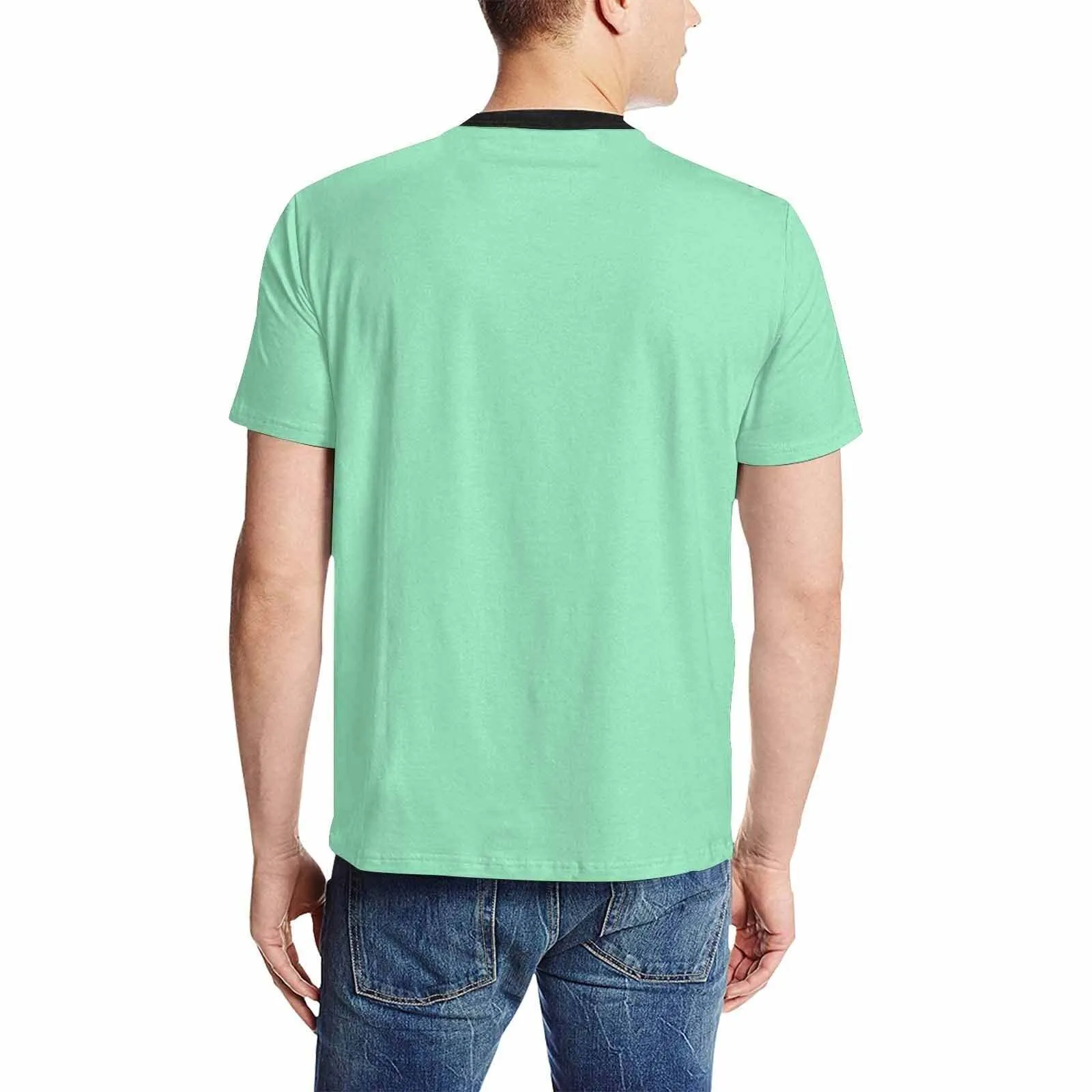 Uniquely You Mens T-Shirt /  Seafoam Green     - Short Sleeve Casual Shirt