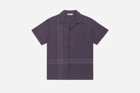 Vacation Shirt ~ Plum Hand Stitch