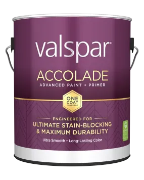 Valspar® Accolade® Interior Paint   Primer Satin 1 Quart Ultra White (1 Quart, Ultra White)