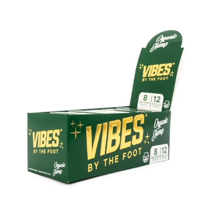 Vibes Organic Hemp - By the Foot - 8M Fatty Paper per Roll