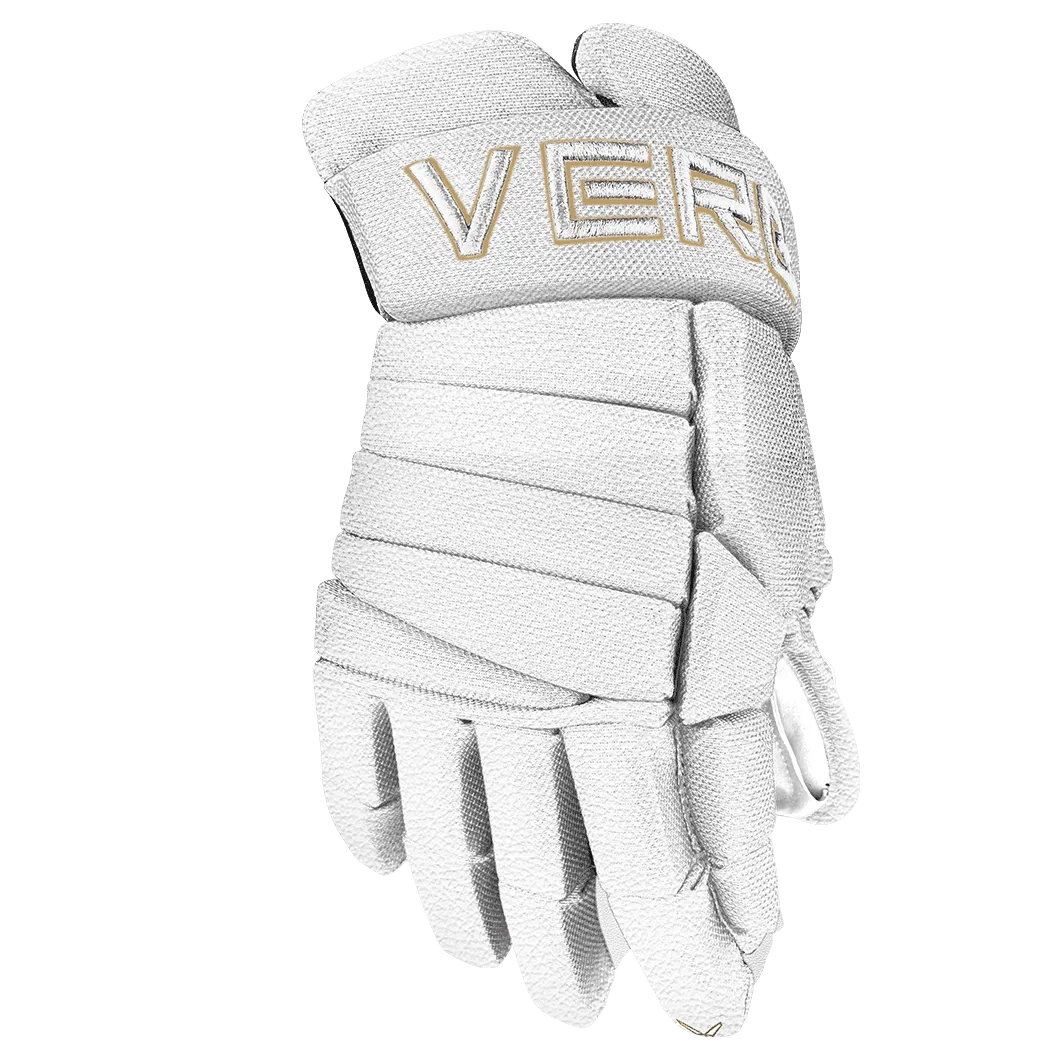 White "as Ice" Custom Mercury Pro Gloves